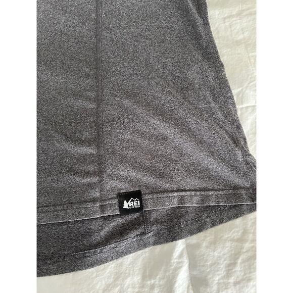 REI 2XL Grey Lightweight Pullover Fleece Zip Active Skiing Hiking Outdoor XXL - Picture 5 of 8